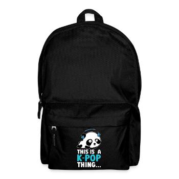 K-Pop Panda - Backpack - black - Front