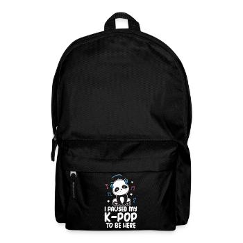 K-Pop Panda - Backpack - black - Front