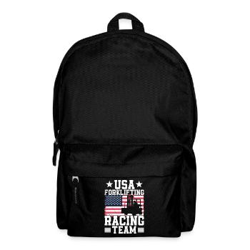 Gabelstaplerfahrer - Rucksack - Schwarz - Vorne