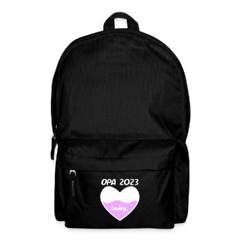 Opa 2023 loading - Opa werden - Bald Opa - Rucksack - Schwarz - Vorne