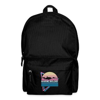 Marine Biology Retro - Backpack - black - Front