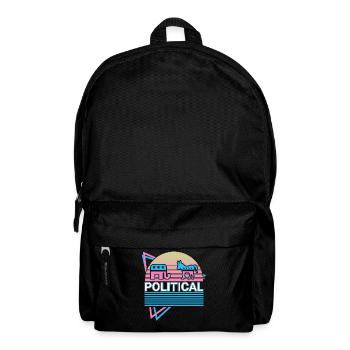 Politicien rétro politique - Sac à dos - noir - Devant