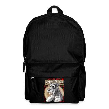 Schnauzer, Best-Schnauzer-Mom, Schnauzer-Mama - Rucksack - Schwarz - Vorne