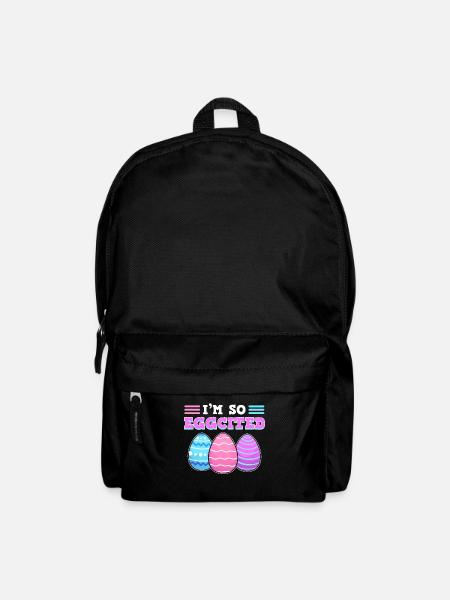 I'm So Eggcited Easter - Rucksack - Schwarz