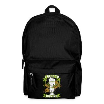 Momie comique, momie de dessin animé, drôle de dicton - Sac à dos - noir - Devant