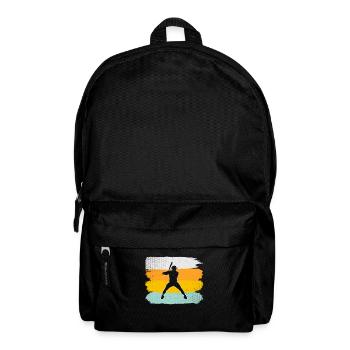 Baseball Retro - Rucksack - Schwarz - Vorne