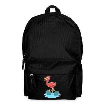 Nageoires de requin flamant rose - Sac à dos - noir - Devant