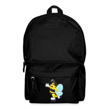 Biene Rollschuhfahren Rollschuhe - Rucksack - Schwarz - Vorne