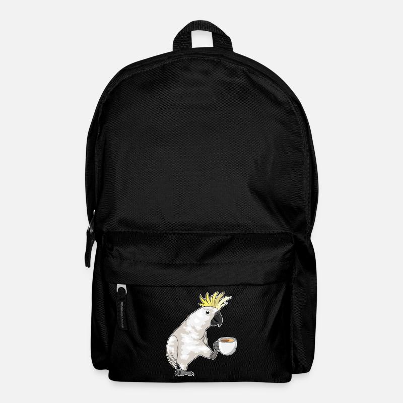 Papagei Tasse Kaffee - Rucksack - Schwarz