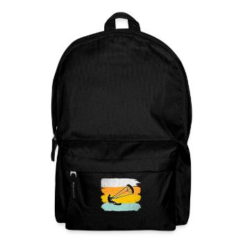 Kite Surfing Retro - Backpack - black - Front