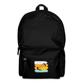 Kite Surfing Retro - Backpack - black - Front