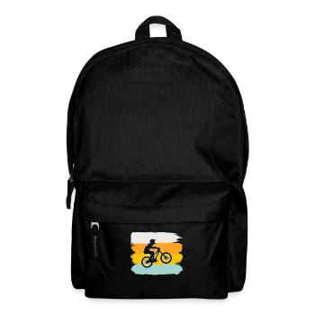 Mountain Bike Retro - Backpack - black - Front
