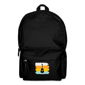 Guitar Retro - Backpack - black - Front
