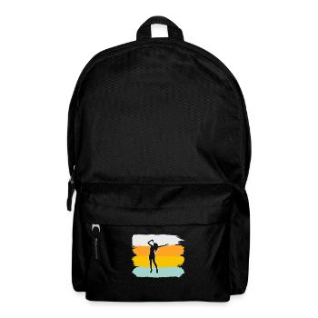 Chanter rétro - Sac à dos - noir - Devant