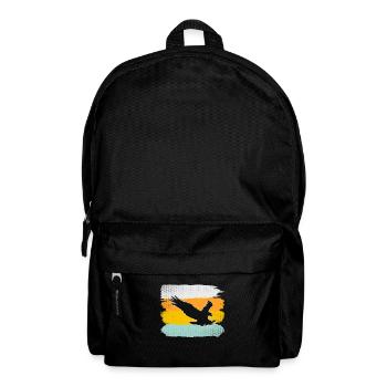 Adler Retro - Rucksack - Schwarz - Vorne