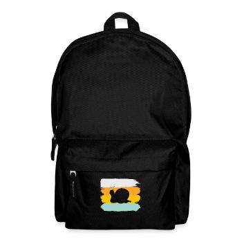 Snail Retro - Backpack - black - Front