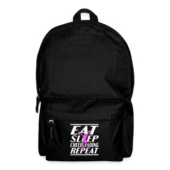 Eating Sleeping Cheerleading - Backpack - black - Front