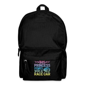 Drag Racing Race Car Girl This - Backpack - black - Front