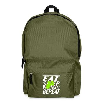 Manger du paintball endormi - Sac à dos - vert olive - Devant