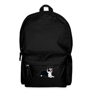 Border Collie Hund Hundeliebhaber Geschenk - Rucksack - Schwarz - Vorne