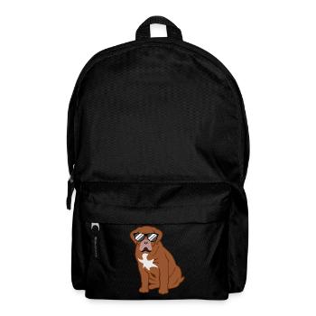 Bordeaux Dogge Hund Hundeliebhaber Geschenk - Rucksack - Schwarz - Vorne