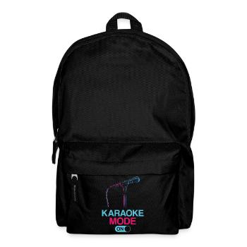 Karaoke Singer Karaoke Mode On - Rucksack - Schwarz - Vorne