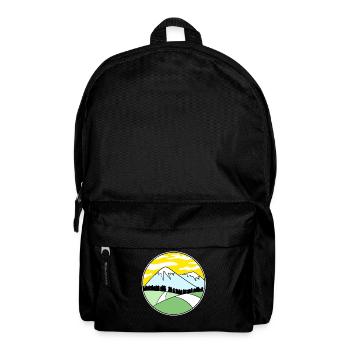 Mountain Mountains Mountain Peaks - Backpack - black - Front