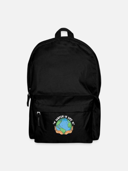 Global Warming Water Is Life Environment Activism - Rucksack - Schwarz