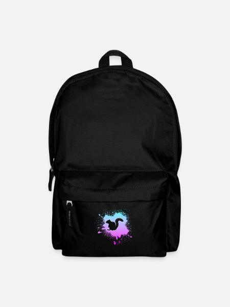 Eichhörnchen - Rucksack - Schwarz