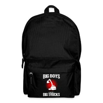 Bagger Design für Baggerfahrer - Rucksack - Schwarz - Vorne