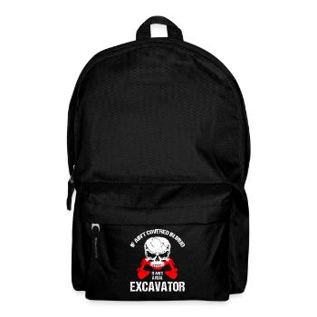 Bagger Design für Baggerfahrer - Rucksack - Schwarz - Vorne