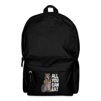 Opossum saying for animal lovers and possum - Backpack - black - Front