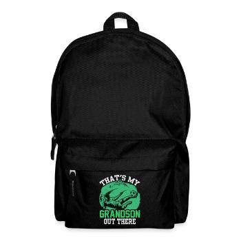 C’est mon petit-fils là-bas passe-temps sportif de football - Sac à dos - noir - Devant