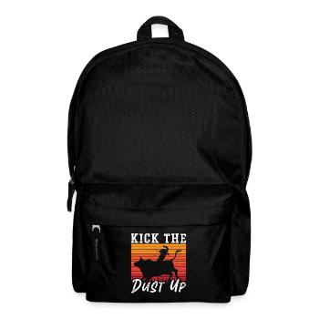 Bull Riding Kick The Dust Rodeo Cowboy Bull Rider - Rucksack - Schwarz - Vorne