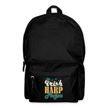 Irish Harp Player Harfe - Rucksack - Schwarz - Vorne