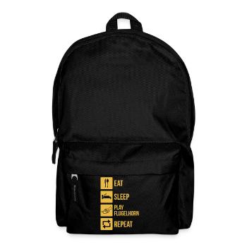 Flugelhorn Flugelhorn player Flugelhorn player - Backpack - black - Front
