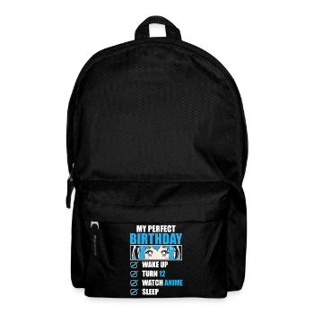 anime girl kawaii otaku manga - Sac à dos - noir - Devant