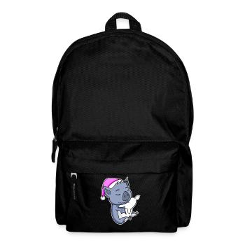 Fledermaus - Rucksack - Schwarz - Vorne