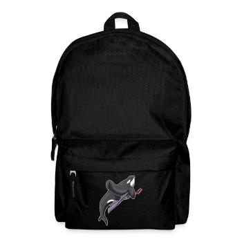 Killer Whale Hairdresser Comb - Backpack - black - Front