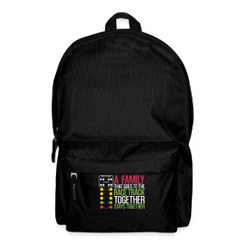 Drag Racing Race Car Family A - Rucksack - Schwarz - Vorne