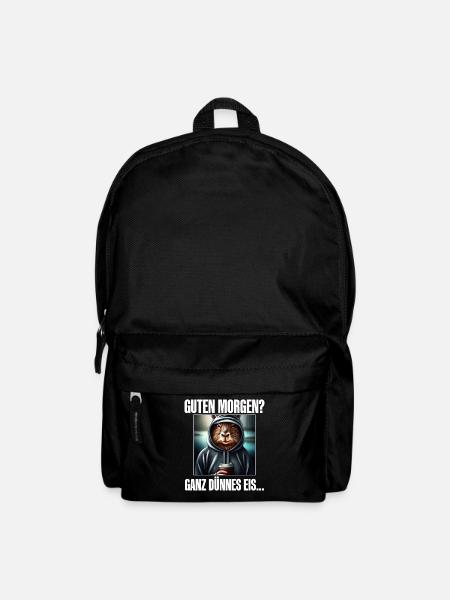 Guten Morgen Ganz Dünnes Eis - Rucksack - Schwarz