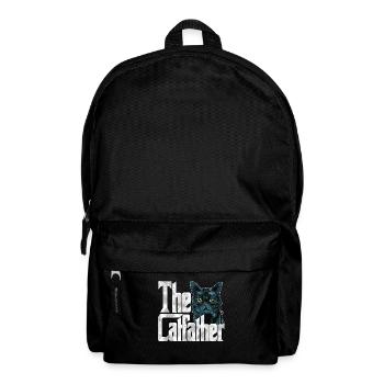 Cat Dad The Catfather Crazy Cat Father Kitty Daddy - Sac à dos - noir - Devant