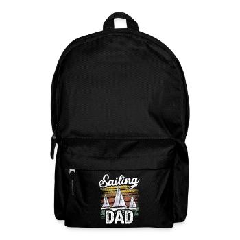 Père voilier Capitaine Voilier Marins - Sac à dos - noir - Devant