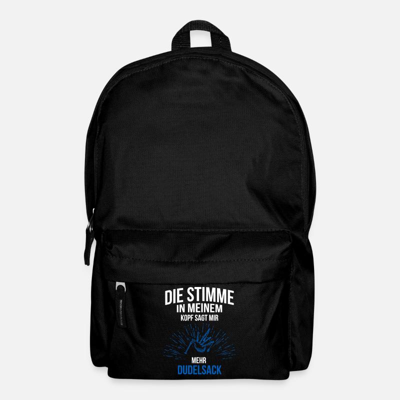 Dudelsack Dudelsackspieler Sackpfeife - Rucksack - Schwarz