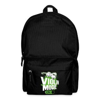 Violin Violinist Violin Mode On - Rucksack - Schwarz - Vorne