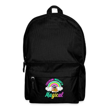 Chicken Nuggets Magie - Rucksack - Schwarz - Vorne
