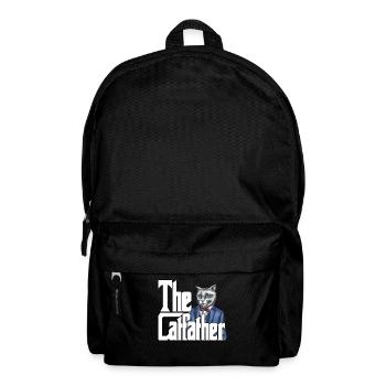 Cat Dad The Catfather Crazy Cat Father Kitty Daddy - Sac à dos - noir - Devant