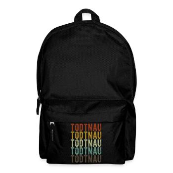 Todtnau Stadt Retro Vintage - Rucksack - Schwarz - Vorne