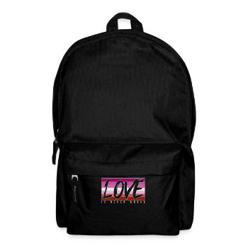 LGBTQ love is never wrong - Backpack - black - Front