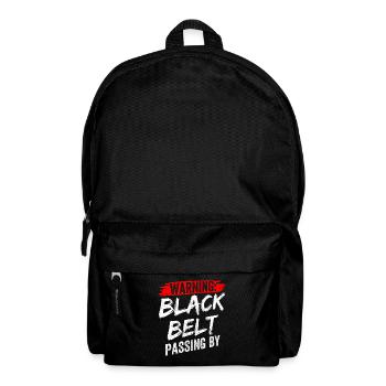 Warning: Black Belt Passes Black Belt - Backpack - black - Front
